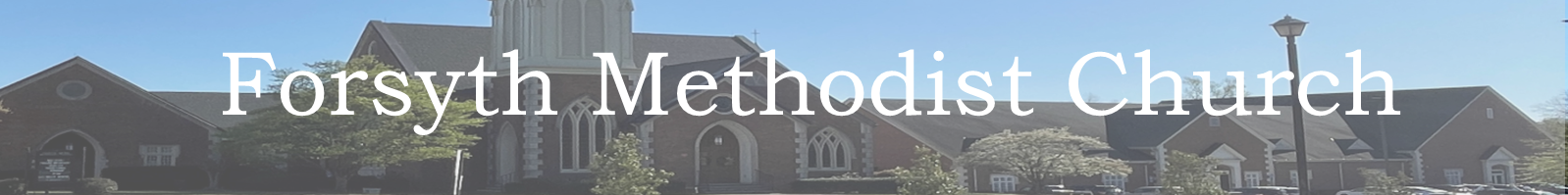 Forsyth Methodist Church Header